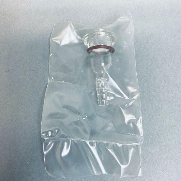 Chemglass Schlenk Airfree Adapter Style B 15 mm O-Ring Joint 11 mm Barb Lot of 2 Jointed Glassware Chemglass