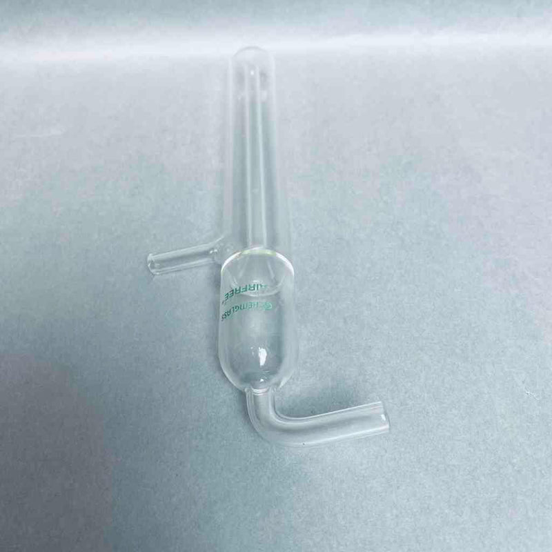 Chemglass Schlenk Bubbler Airfree 8 mm OD 40 ml Volume 8.5 in. Length Jointed Glassware Chemglass