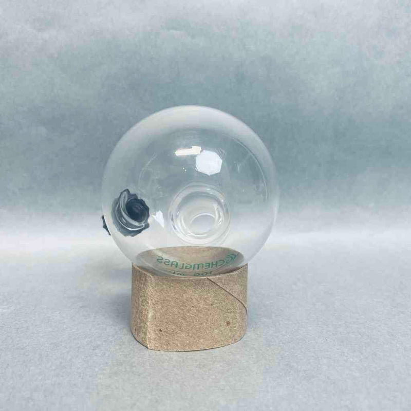 Chemglass Single Neck 100 ml Round Bottom Flask 14/20 with #7 Chem-Thread Inlet Jointed Glassware Chemglass