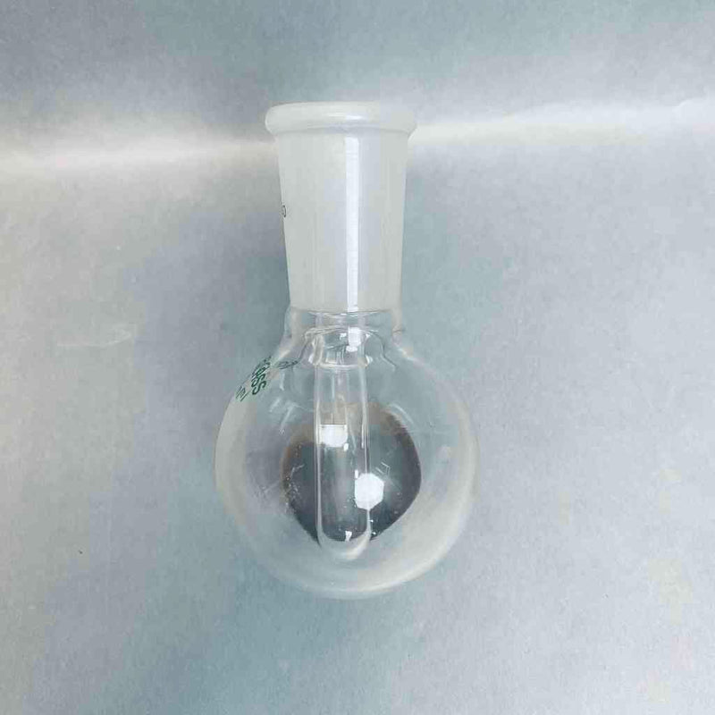 Chemglass Single Neck 100 ml Round Bottom Flask 24/40 STJ with Thermowell Jointed Glassware Chemglass