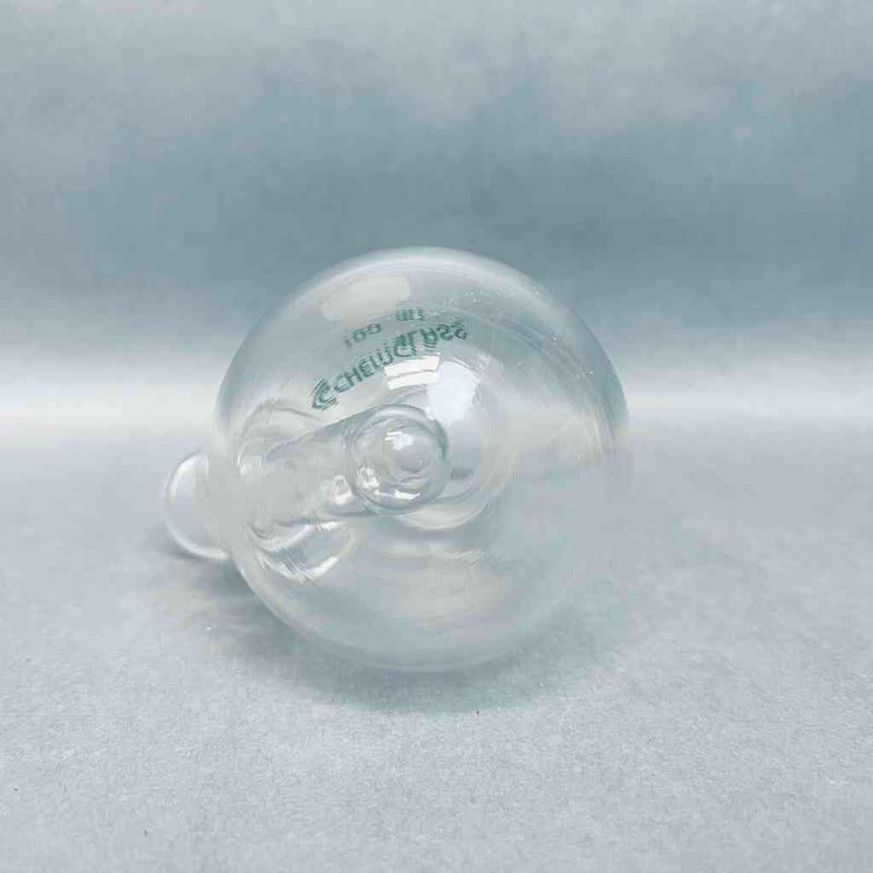 Chemglass Single Neck 100 ml Round Bottom Flask 24/40 STJ with Thermowell Jointed Glassware Chemglass