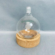Chemglass Single Neck Round Bottom Flask 14/20 Joint Lot of 2 Flasks Jointed Glassware Chemglass