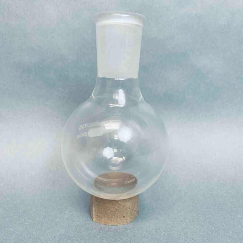 Chemglass Single Neck Round Bottom Flask 250 ml 29/42 Outer Joint Jointed Glassware Chemglass