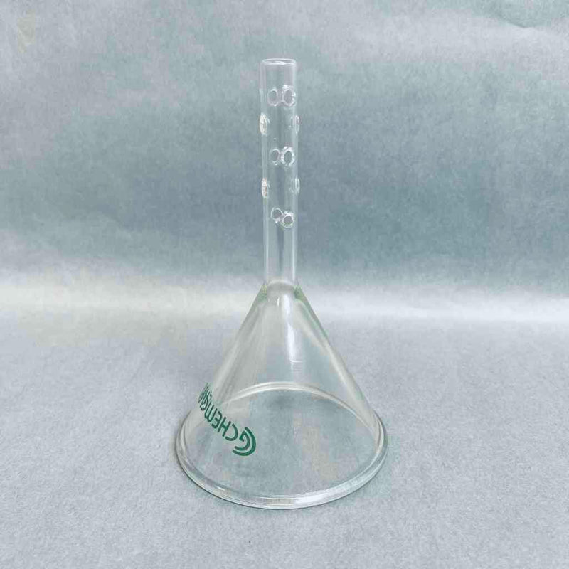 Chemglass Solvent Addition Funnel 12 mm OD Stem x 75 mm Long Funnels Chemglass