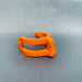 Chemglass Standard Taper Joint Clamp PTFE Orange 34/35 Total of 3 Clamps Other Chemglass
