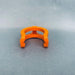 Chemglass Standard Taper Joint Clamp PTFE Orange 34/35 Total of 3 Clamps Other Chemglass