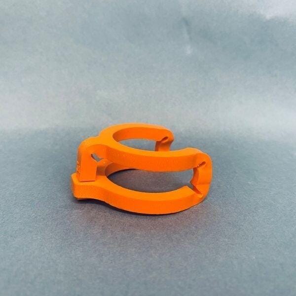 Chemglass Standard Taper Joint Clamp PTFE Orange 34/35 Total of 3 Clamps Other Chemglass