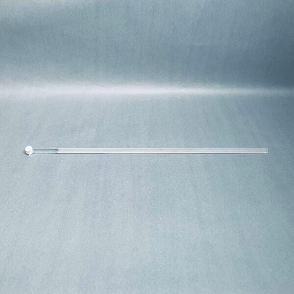 Chemglass Stirring Shaft Ground 10 mm Diameter with PTFE Nut and Bolt Glassware Chemglass