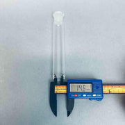 Chemglass Straight Adapter 14/20 Upper 19 mm OD 15 mm ID Bottom Opening Lot of 2 Glassware Chemglass