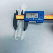 Chemglass Straight Adapter 14/20 Upper 19 mm OD 15 mm ID Bottom Opening Lot of 2 Glassware Chemglass