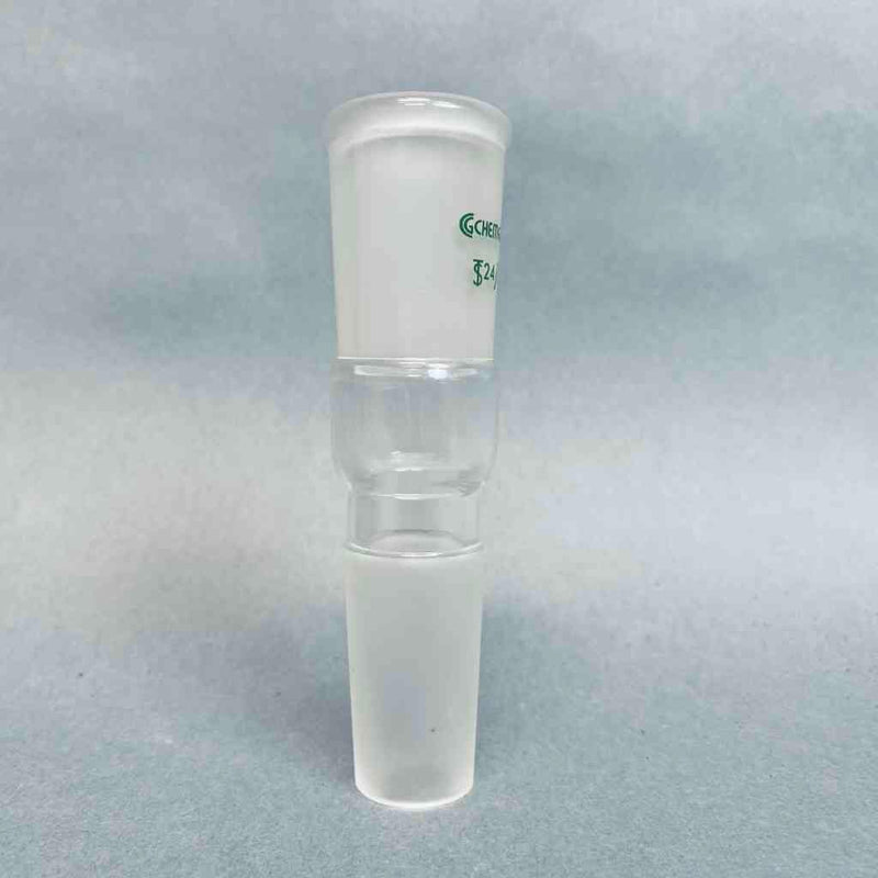Chemglass Straight Connecting Adapter 24/40 Joints 30 mm Jointed Glassware Chemglass