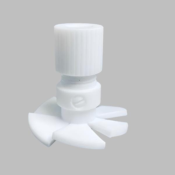 Chemglass Turbine Agitator PTFE with 50 mm Diameter for 10 mm Glass Rod Lab Equipment: Other Lab Equipment Chemglass