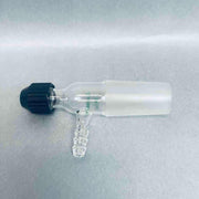 Chemglass Universal Adapter 24/40 Inner Joint #9 Chem-Thread with Side Hose Barb Jointed Glassware Chemglass