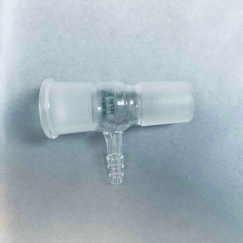 Chemglass Vacuum Adapter 24/25 Outer to 24/25 Inner Jointed Glassware Chemglass