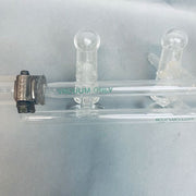 Chemglass Vacuum and Inert Gas Manifold 280 mm 3 Ports Glass Stopcock Glassware Chemglass