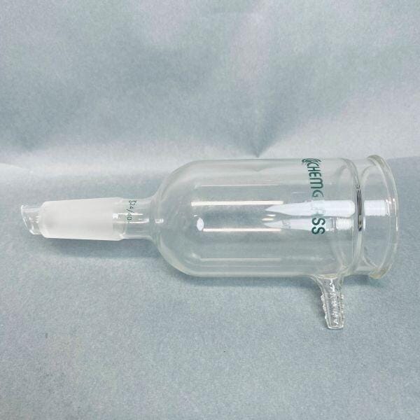 Chemglass Vacuum Filtration Adapter 24/40 Lower Inner Fits #5 or 6 Pluro Stopper Jointed Glassware Chemglass