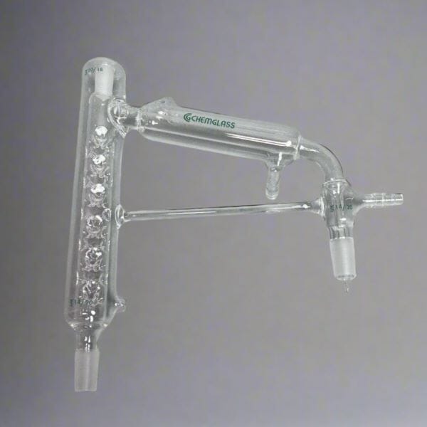 Chemglass Vigruex Distillation Head Jacketed 100mm Column Glassware Chemglass