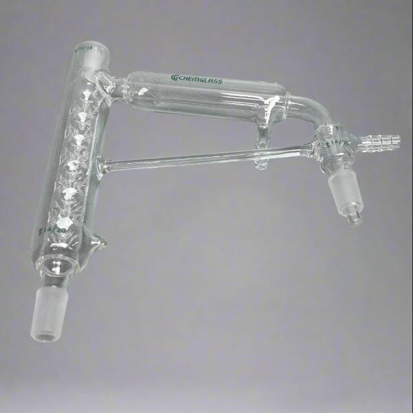 Chemglass Vigruex Distillation Head Jacketed 100mm Column Glassware Chemglass