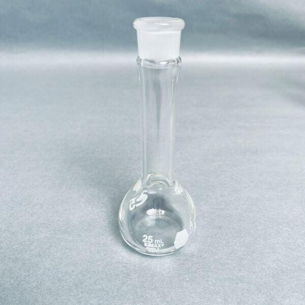 Chemglass Volumetric Flask 25 ml with #13 Stopper Total of 6 Flasks Lab Flasks Chemglass