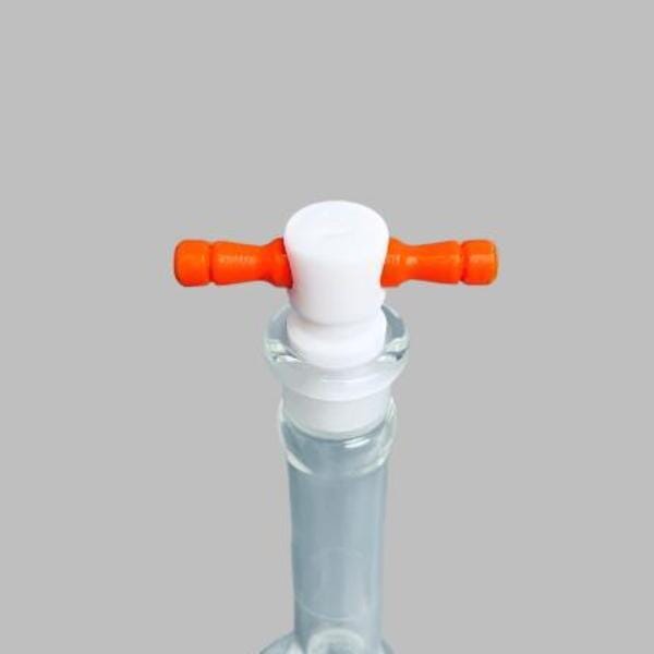 Chemglass Volumetric Flask 50 ml Grade A with PTFE Stopper Total of 5 Flasks Glassware Life Sciences Trading