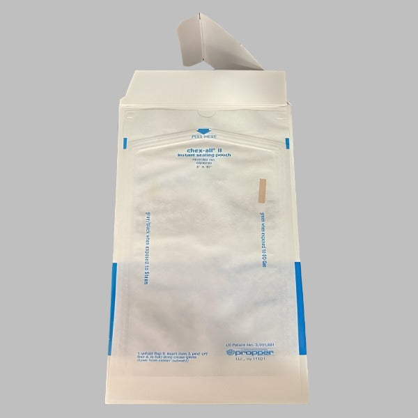 Chex-All II Instant Sealing Sterilization Pouch 5 x 10 in. Qty 1000 Pouches Other Propper