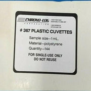 Chrono-Log 367 Cuvettes 1 ml PS Sealed Pack of 144 Other Chrono Log