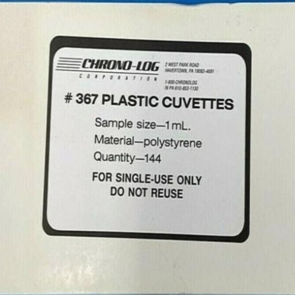Chrono-Log 367 Cuvettes 1 ml PS Sealed Pack of 144 Other Chrono Log