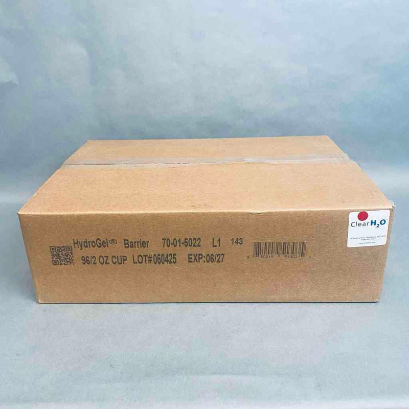 ClearH2O Hydrogel Barrier 2 oz Cup Case of 96 Cups Other ClearH2O