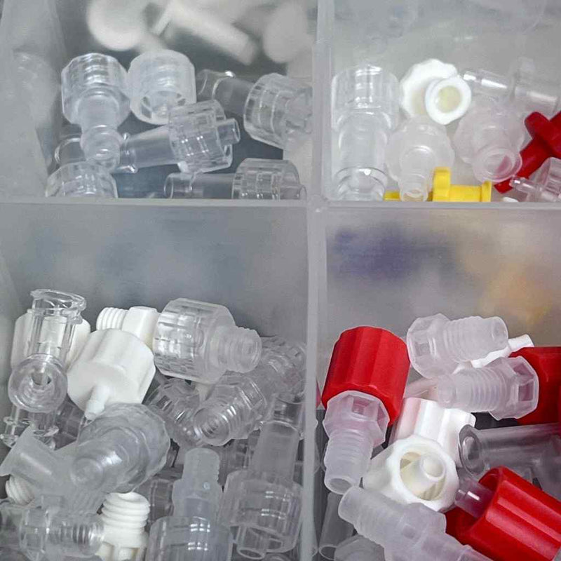 Cole-Parmer Luer Fitting Assortment Kit Over 300 Pieces Other Fittings & Adapters Cole-Parmer