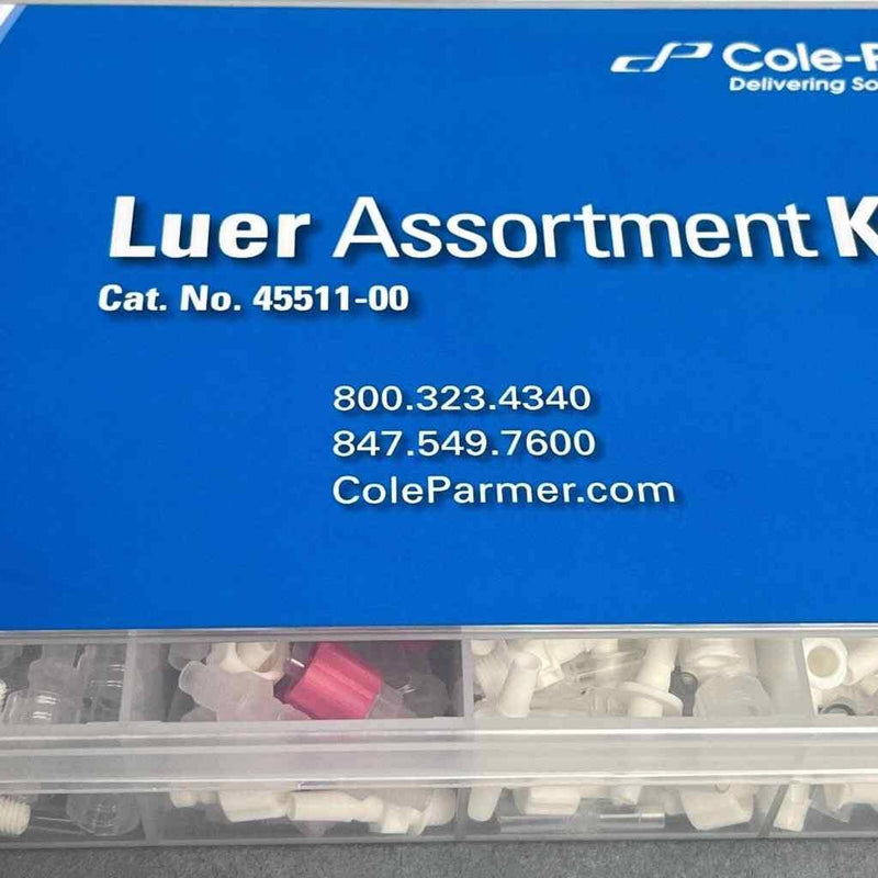 Cole-Parmer Luer Fitting Assortment Kit Over 300 Pieces Other Fittings & Adapters Cole-Parmer