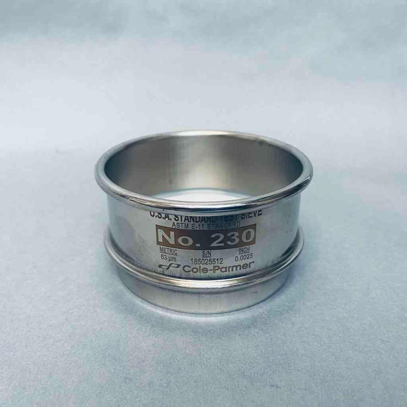 Cole Parmer USA Standard Test Sieve 3 in. Diameter Sizes 140, 170, 200, 230 Other Test, Measurement & Inspection Cole-Parmer