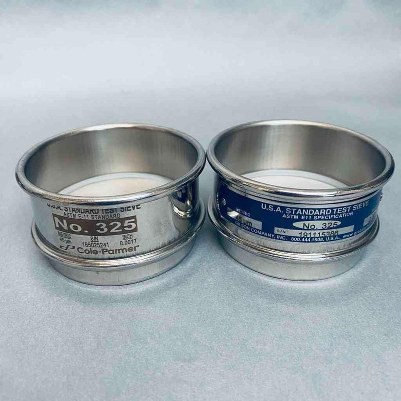 Cole Parmer USA Standard Test Sieve 3 in. Diameter Sizes 325, 400 Lot of 4 Sieves Other Test, Measurement & Inspection Cole-Parmer
