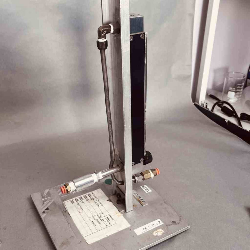 Cole Parmer Variable Area Flowmeters 150mm on Aluminum Bases Lot of 2 Flow Meters Cole-Parmer