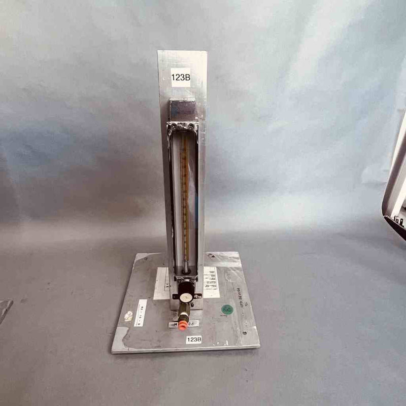Cole Parmer Variable Area Flowmeters 150mm on Aluminum Bases Lot of 2 Flow Meters Cole-Parmer