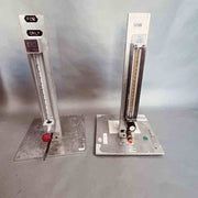 Cole Parmer Variable Area Flowmeters 150mm on Aluminum Bases Lot of 2 Flow Meters Cole-Parmer