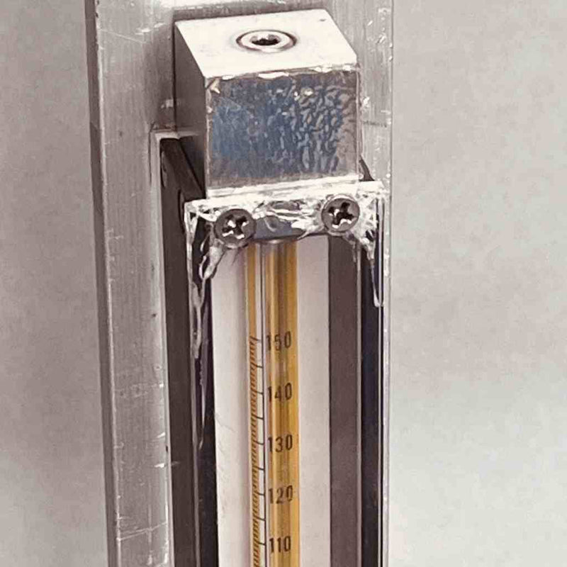 Cole Parmer Variable Area Flowmeters 150mm on Aluminum Bases Lot of 2 Flow Meters Cole-Parmer