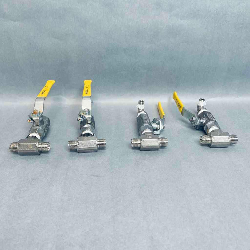 Company Approved Ball Valve 3/8 in. DN10 600 WOG Lot of 4 Valves Ball Valves Company Approved