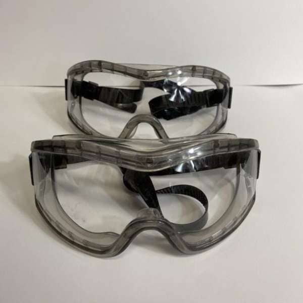 Condor Safety Goggles Chemical and Impact Resistant Adjustable 2 Pairs Safety Glasses & Goggles Condor