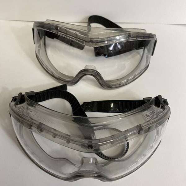 Condor Safety Goggles Chemical and Impact Resistant Adjustable 2 Pairs Safety Glasses & Goggles Condor
