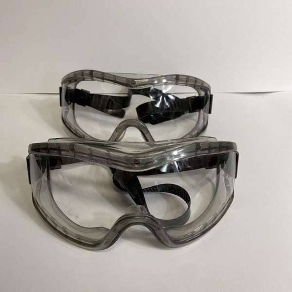 Condor Safety Goggles Chemical and Impact Resistant Adjustable 2 Pairs Safety Glasses & Goggles Condor