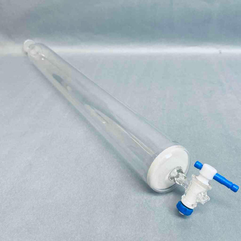 Contour Glass Glass Chromatography Column 29/42 Upper 50 x 500 mm with Fritted Disc and PTFE Stpk Chromatography Columns & Reservoirs Contour Glass