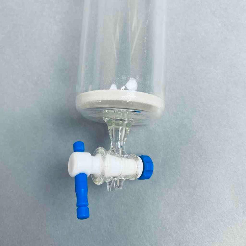 Contour Glass Glass Chromatography Column 29/42 Upper 50 x 500 mm with Fritted Disc and PTFE Stpk Chromatography Columns & Reservoirs Contour Glass