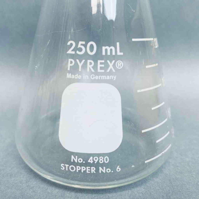 Corning 250 ml Narrow Mouth Erlenmeyer Flask - Pack of 12 Lab Flasks Corning