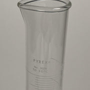 Corning 3024-100 Graduated Cylinder 100 ml Pyrex Glass Glassware Corning