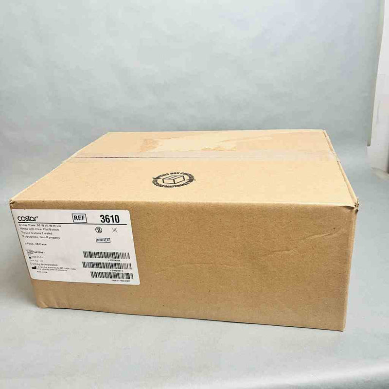 Corning 3610 Microplate 96 Well with Lid White Clear Bottom 48 Plates Petri Dishes/Culture Plates Corning