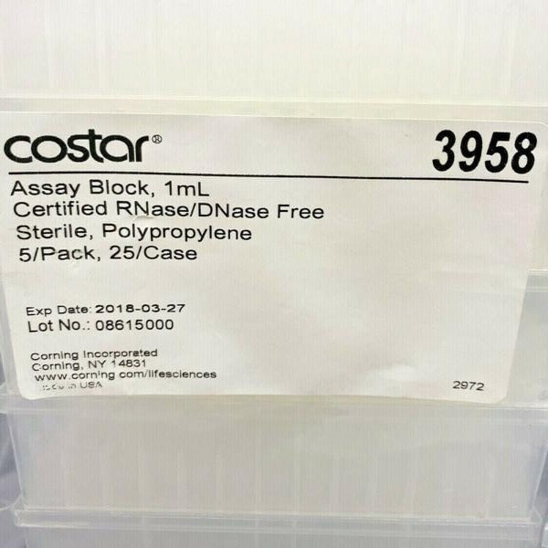 Corning 3958 Storage Plate 96 Well Sterile Pack of 5 Assay Plates Lab Consumables::Storage and Culture Plates Corning