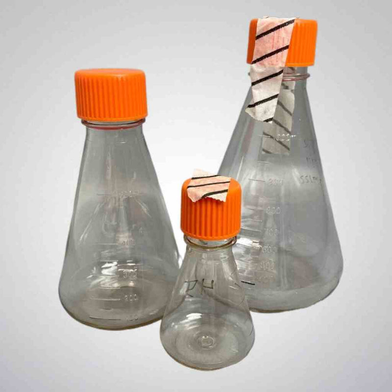 Corning Assorted Erlenmeyer Flask PC with Vent Cap Total of 83 Flasks Lab Flasks Corning