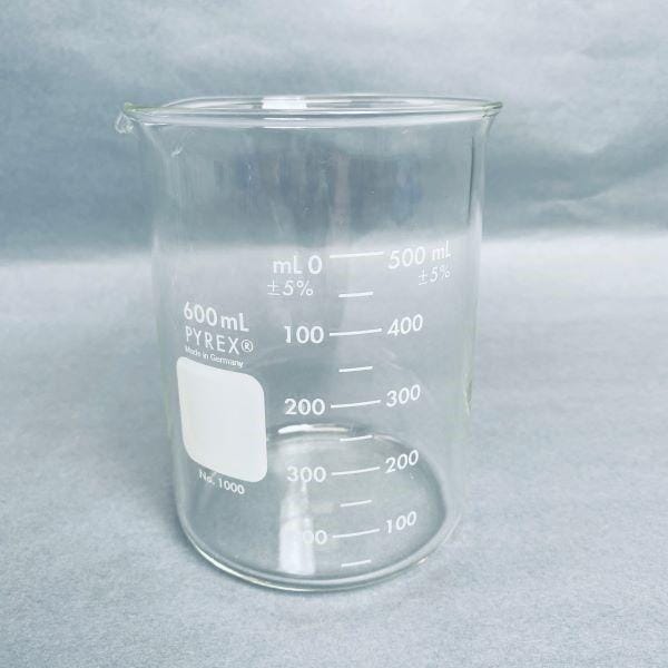 Corning Beaker Griffin 600 ml Pyrex Lot of 3 Beakers Beakers Corning