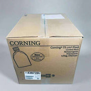Corning Cell Culture Flask 75 cm2 Canted Neck Treated Case of 100 Flasks Lab Flasks Corning