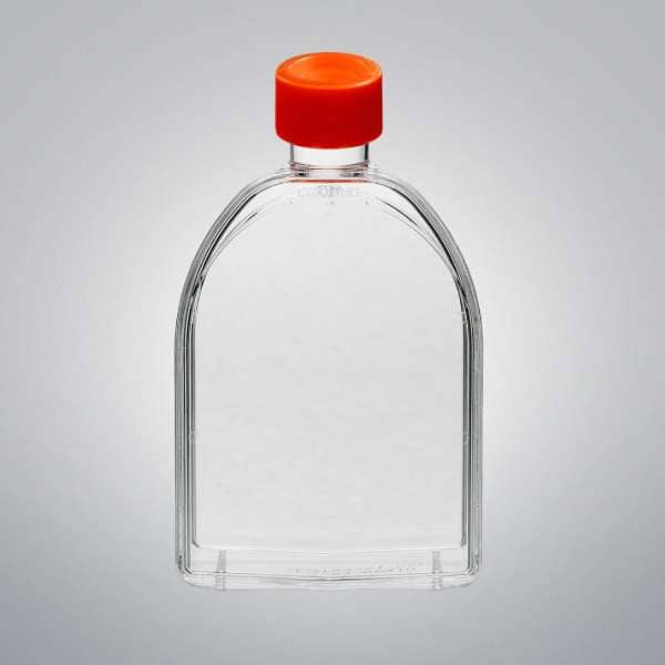 Corning Cell Culture Flask 75 cm2 Canted Neck Treated Case of 100 Flasks Lab Flasks Corning